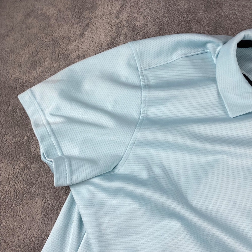 Reebok Mens Athletic Polo Mens 3XL Light Blue Breathable - Picture 4 of 16